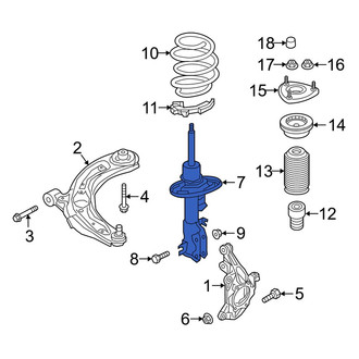 Mazda OE - Front Right Suspension Strut