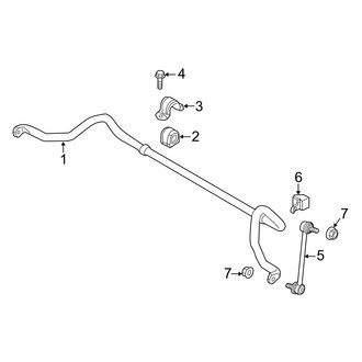 Mazda OE - Front Suspension - Stabilizer Bar & Components