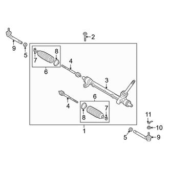 Mazda OE - Steering Gear & Linkage