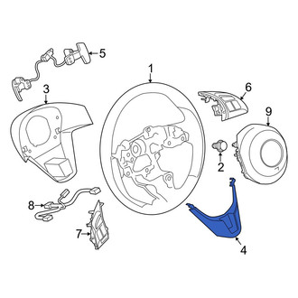 Mazda OE - Lower Steering Wheel Trim