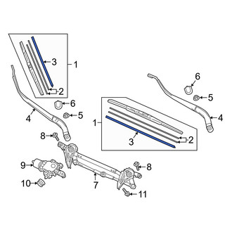 Mazda OE - Front Left Wiper Blade Refill