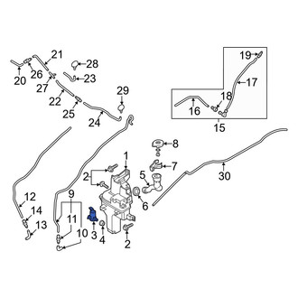 Mazda OE - Windshield Washer Pump