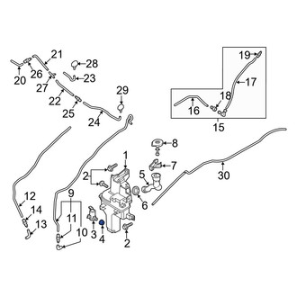 Mazda OE - Windshield Washer Pump Grommet