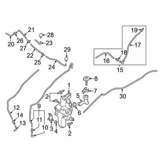 Mazda OE - Windshield - Washer Components