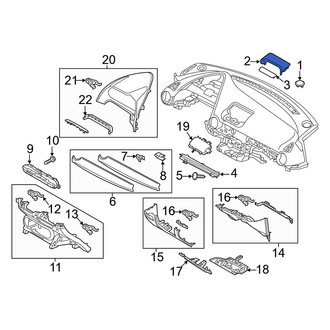 Mazda OE - Instrument Panel Cover