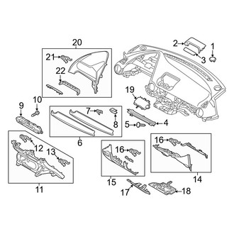 Mazda OE - Instrument Panel Components