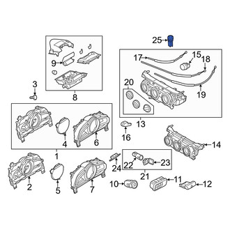 Mazda OE - Instrument Panel Cover