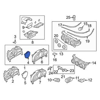 Mazda OE - Instrument Panel Lens