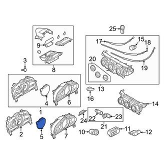 Mazda OE - Instrument Panel Lens