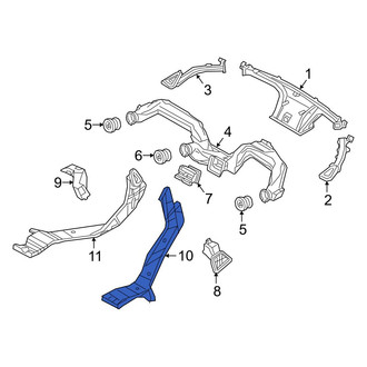 Mazda OE - Right Lower Instrument Panel Air Duct