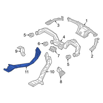 Mazda OE - Left Lower Instrument Panel Air Duct