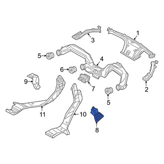 Mazda OE - Right Center Instrument Panel Air Duct
