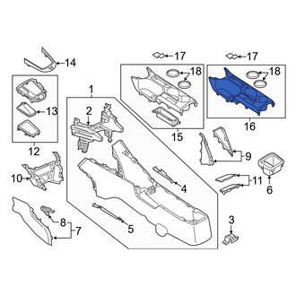 Mazda OE - Console Cup Holder