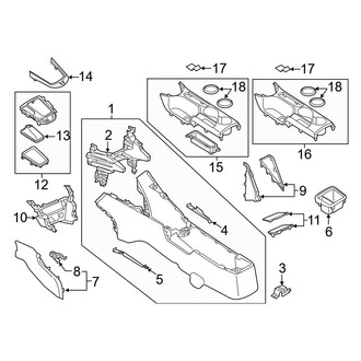 Mazda OE - Center Console (Console & Trim)