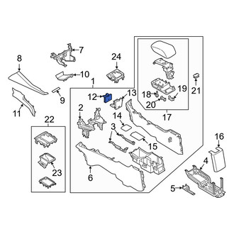 Mazda OE - Front Console Cup Holder