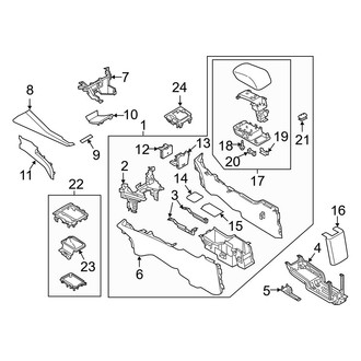 Mazda OE - Center Console (Console & Trim)