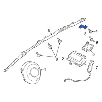 Mazda OE - Instrument Panel Air Bag Bracket