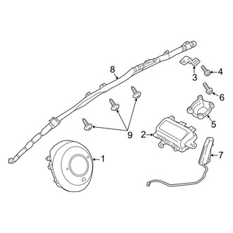 Mazda OE - Restraint Systems - Air Bag Components (Air Bags)