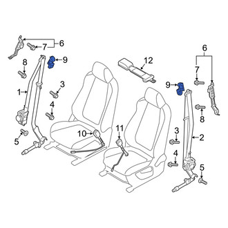 Mazda OE - Front Seat Belt Height Adjuster Cover