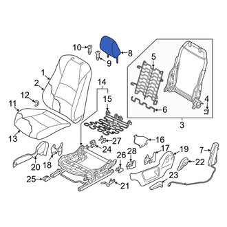 Mazda OE - Front Left Headrest