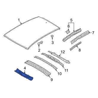 Mazda OE - Front Roof Header Panel