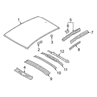 Mazda OE - Roof & Components (W/O Sunroof)