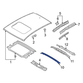 Mazda OE - Front Roof Bow