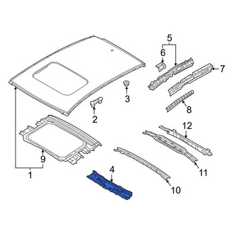 Mazda OE - Front Roof Header Panel