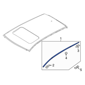Mazda OE - Left Roof Molding