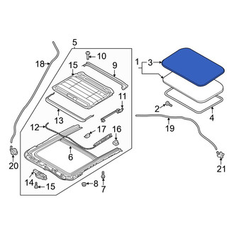 Mazda OE - Sunroof Seal