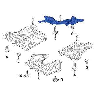 Mazda OE - Floor Baffle Plate