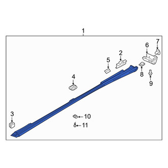 Mazda OE - Left Rocker Panel Guard