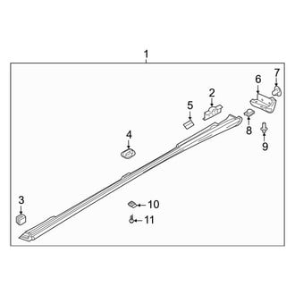 Mazda OE - Pillars, Rocker & Floor - Exterior Trim