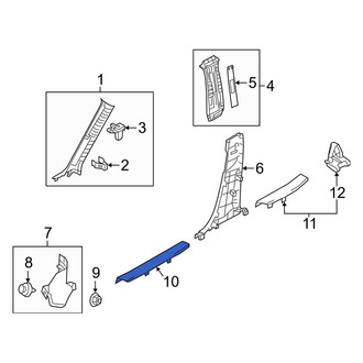 Mazda OE - Front Left Door Sill Plate