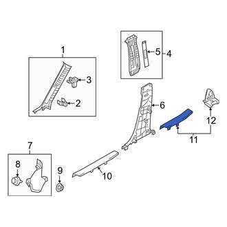 Mazda OE - Rear Left Door Sill Plate