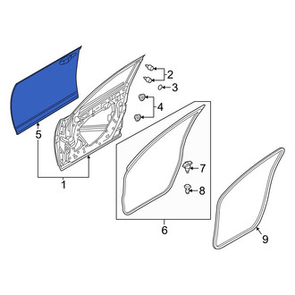 Mazda OE - Front Left Outer Door Outer Panel