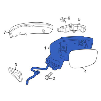 Mazda OE - Front Left Door Mirror