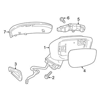 Mazda OE - Front Door - Outside Mirrors
