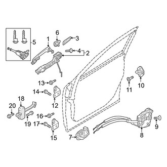 Mazda OE - Front Door - Lock & Hardware