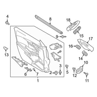 Mazda OE - Front Door - Interior Trim
