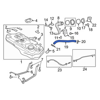 Mazda OE - Fuel Filler Hose