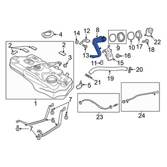 Mazda OE - Fuel Filler Hose