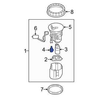 Mazda OE - Fuel Injection Pressure Regulator