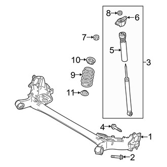 Mazda OE - Rear Suspension - Suspension Components (FWD)