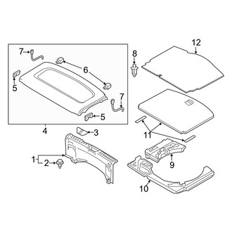 Mazda OE - Rear Body & Floor - Interior Trim