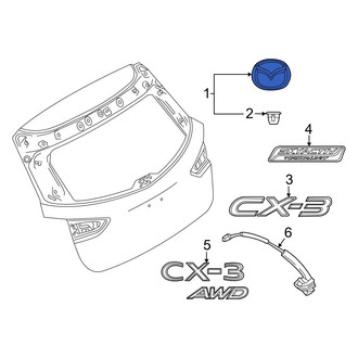 Mazda OE - Rear Hatch Emblem
