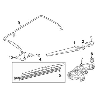 Mazda OE - Lift Gate - Wiper & Washer Components
