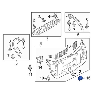 Mazda OE - Rear Liftgate Pull Handle