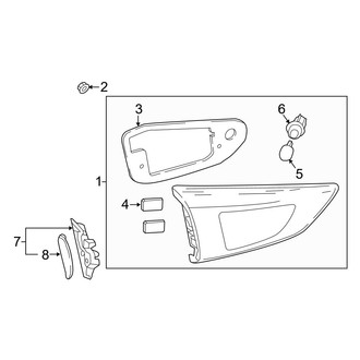 Mazda OE - Rear Lamps - Backup Lamps