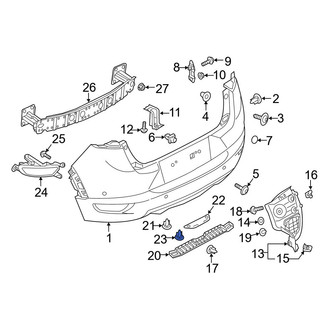 Mazda OE - Cowl Cover Clip